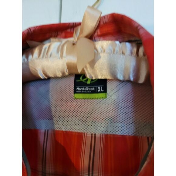 Nordic Track Mens Size XL Red Plaid Short Sleeve Button Up Shirt Nwot Unworn - Picture 5 of 6